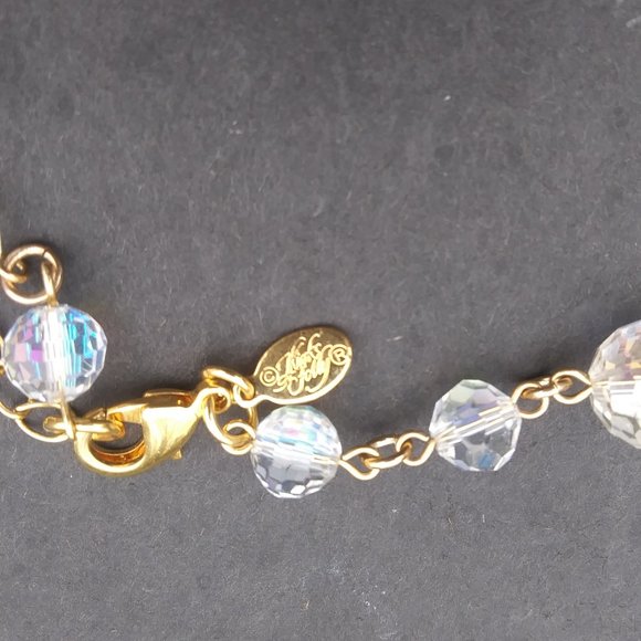 Kirks Folly sparkling Aurora Borealis Necklace choker beautiful Iridescence AB - Picture 7 of 17